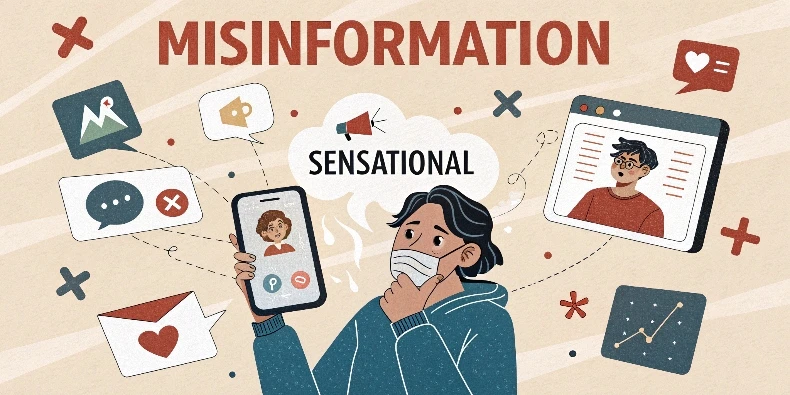 Visual representation of misinformation types